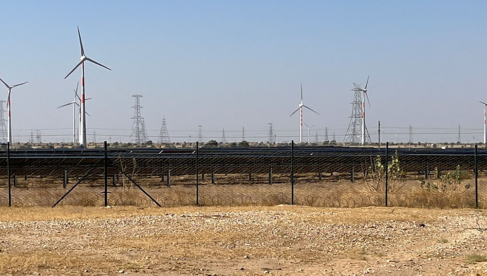 Wind farm in India