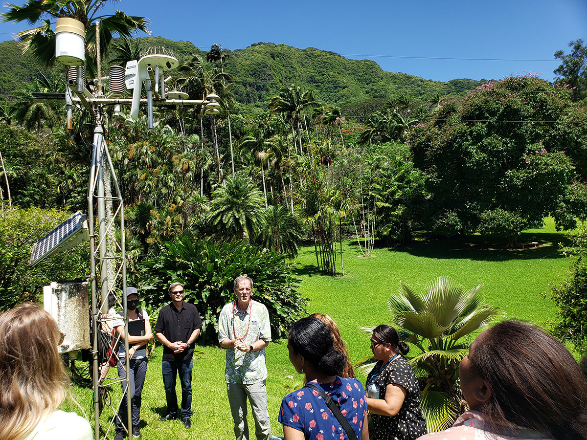 Climate station in Hawaii