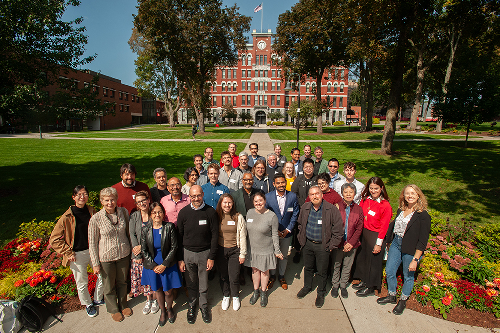 Workshop participants at the Center for Geospatial Analysis on the Clark campus. 