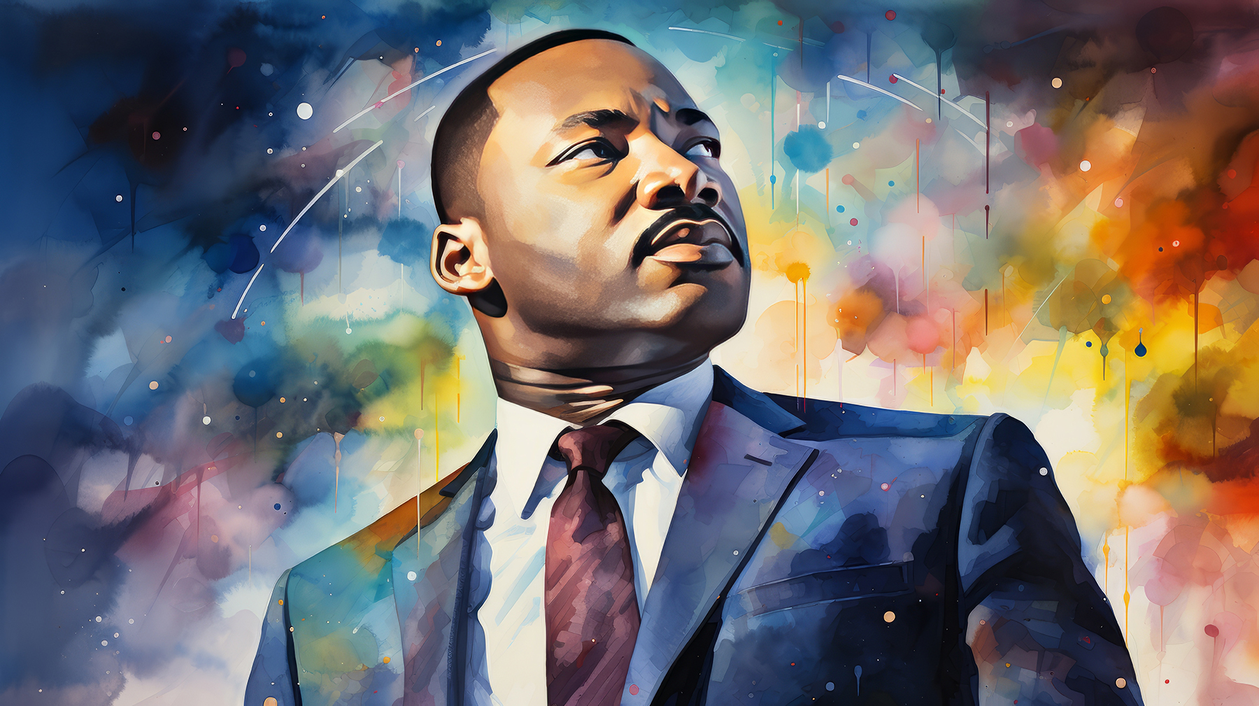 Illustration of Martin Luther King Jr.