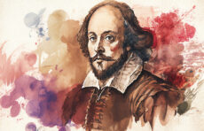 AI portrait of William Shakespeare