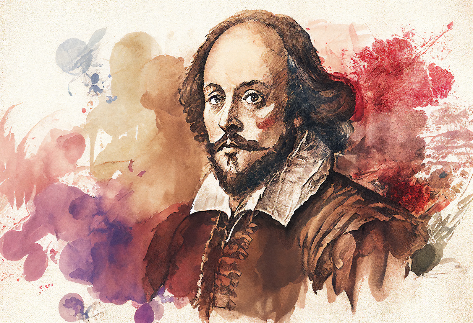 AI portrait of William Shakespeare