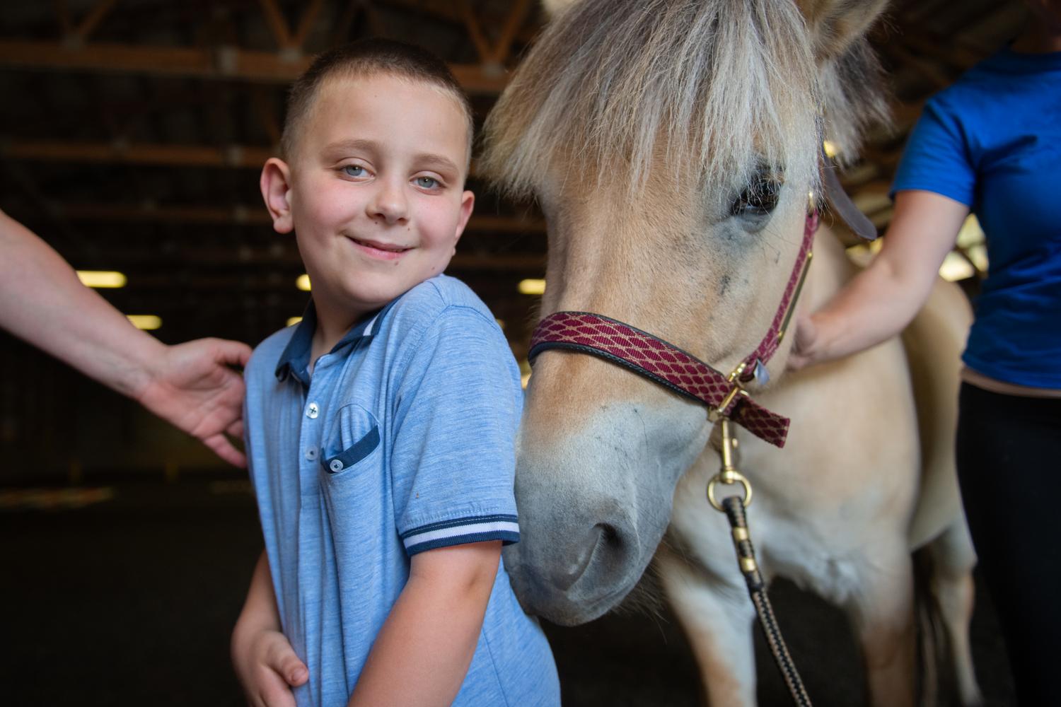 boy and horse